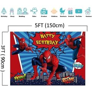 Spider-Man birthday decor